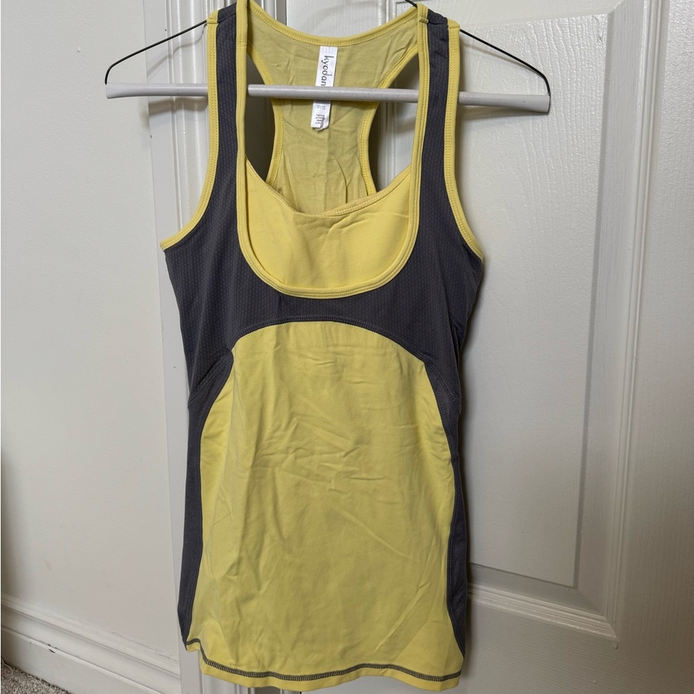 Kyodan Yellow and Gray Tank Top